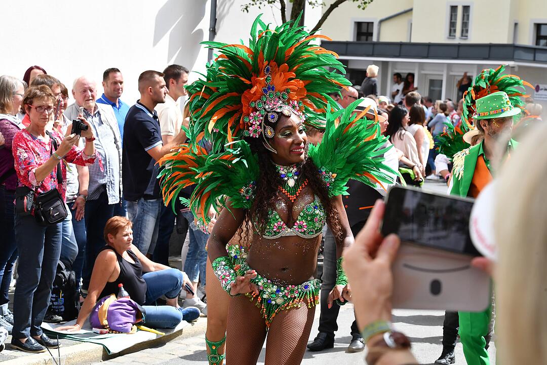 Umzug beim Samba-Festival in Coburg
