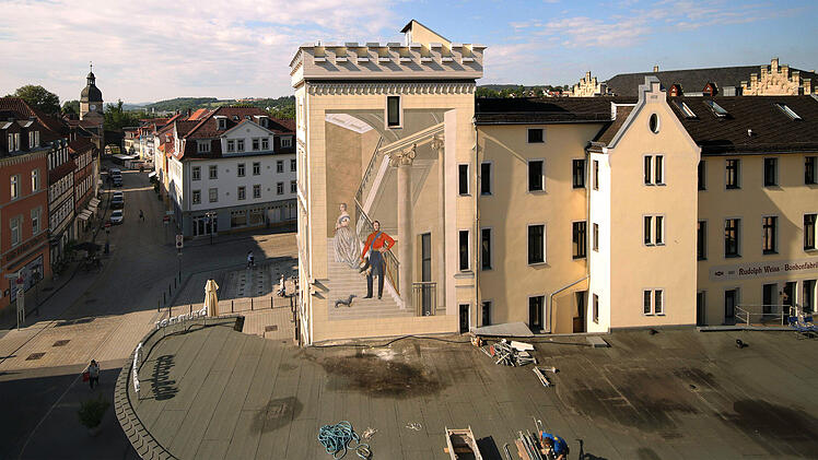 Coburg: Fertiges Wandgemälde überrascht mit einem Detail - "Reaktionen überwältigend"