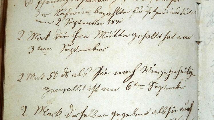 Im Tagebuch von Georg Rümer ist 1890 vermerkt: "2 Mark 50 als sie [eine Dienstmagd] nach Vierzehnheiligen gewallt ist am 6. September"