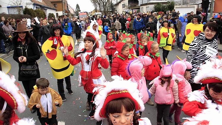 Impressionen vom Faschingsumzug der Weisendorfer Blummazupfer. Foto: Richard Sänger