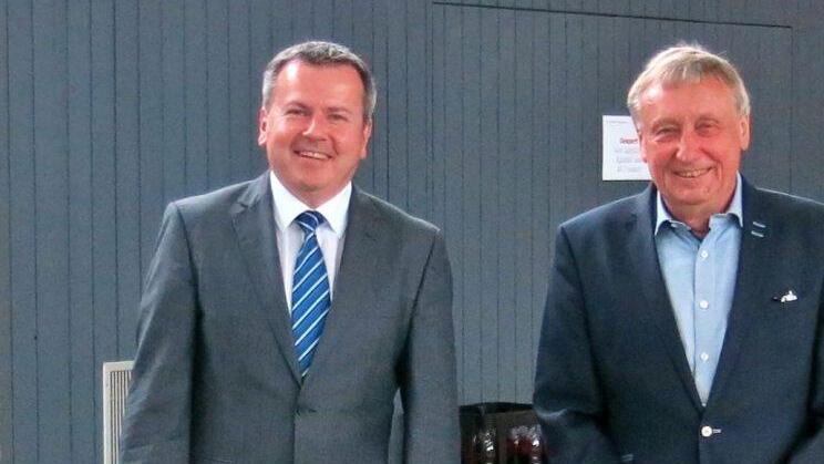 Der Verbandsvorsitzende Paul Steins  (rechts) und sein Stellvertreter Foto: Dagmar Niemann