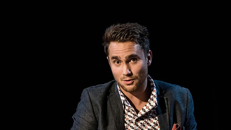 Freistaat Coburg" in der Reithalle: neue Mitglieder des Schauspiel-Ensembles stellen sich vor: Valentin Kleinschmidt.Foto: Jochen Berger