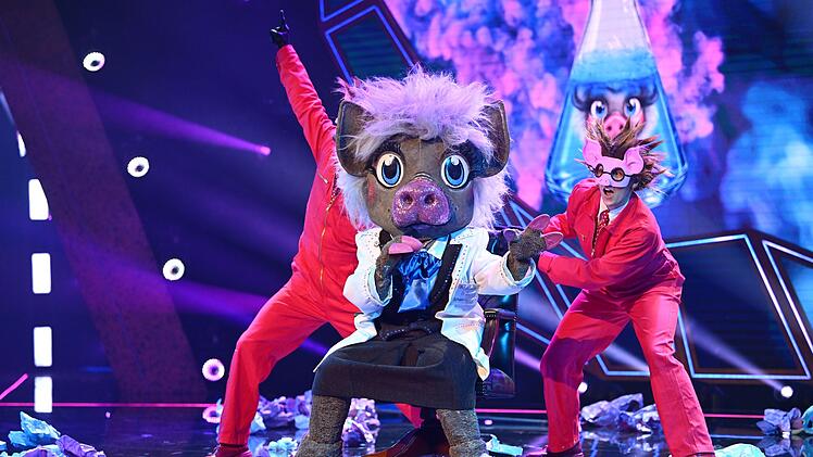 "Don't Stop Me Now": F&uuml;r Prof. Dr. Dr. Schweinstein wurde der Queen-Song zum Motto: Sie lie&szlig; sich nicht aufhalten und steht im Finale.