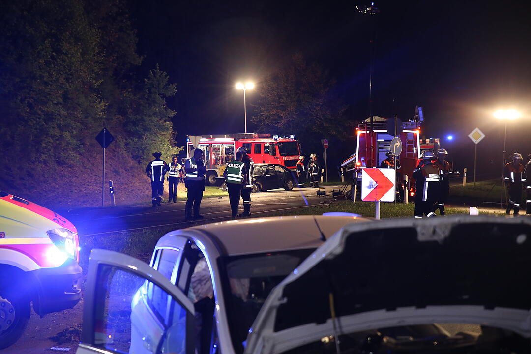Vier Schwerverletzte bei Unfall nahe Wendelstein