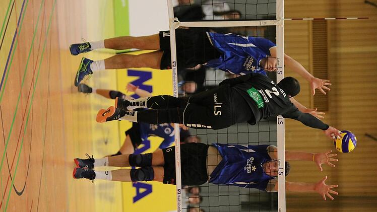Impressionen aus der Saaletalhalle vom 3:0-Sieg der Hammelburg Volleys über Mainz.Jens Feistel