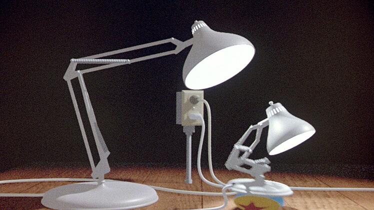 Hier hat die Lampe ihren Ursprung: in "Die kleine Lampe", dem allerersten animierten Film von Pixar Animation Studios.