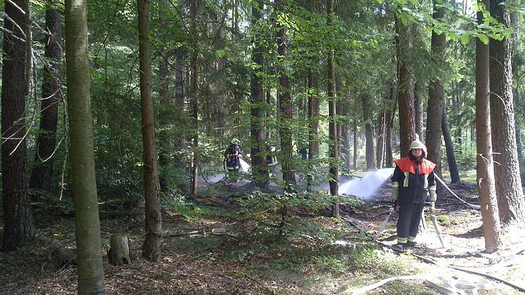 Bilder vom Einsatz bei Untergeiersnest. Foto: Michael Krug