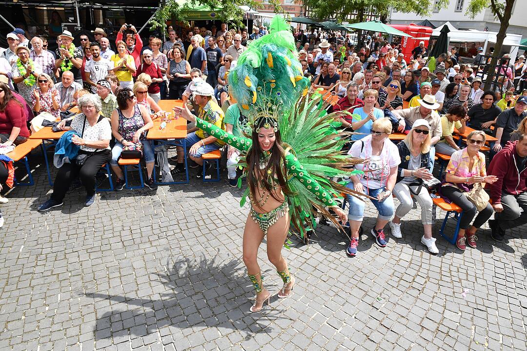 Umzug beim Samba-Festival in Coburg
