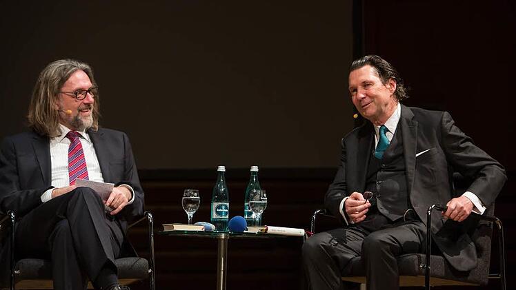 Dirk Kruse und Martin Suter (rechts) Foto: Barbara Herbst