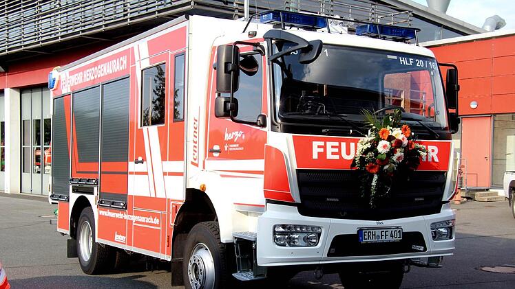 Das neue Flaggschiff der Herzogenauracher Feuerwehr Fotos: Richard Sänger