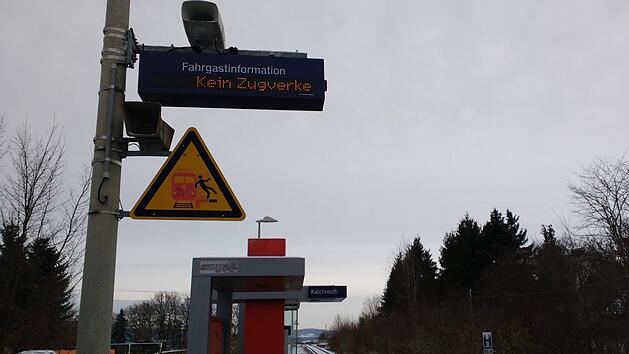 Kein Zugverkehr ist derzeit zwischen Kalchreuth (Bild) und Gräfenberg möglich. Foto: Martin Rehm