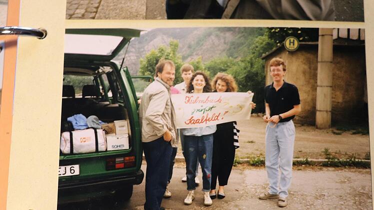 Jugend-Diakon Siggi Laugsch (links) organisierte die Fahrten nach Saalfeld.Foto: Klaus Kuhrau