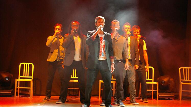 Die Choreografie sitzt punktgenau. "The Magnets" zählen zu den besten A-capella-Gruppen der Welt. Foto: Tom Müller