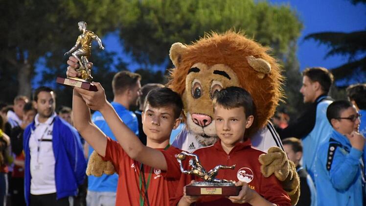 Bester Torhüter bei der U13: Florian Schäfer (rechts) vom FCC