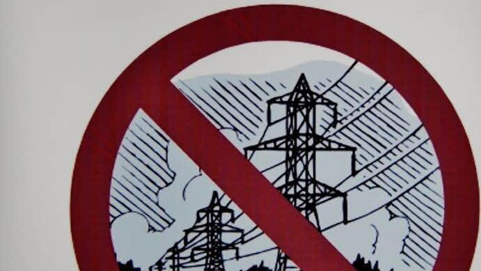 Bad Bocklet sagt Nein zur Südlink-Stromtrasse  Foto: Sigismund von Dobschütz