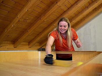 Die Kronacherin, die im Showdown-Tischtennis neuen Halt fand