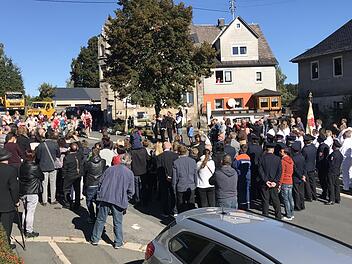 So wie auf den Fotos der vergangenen Jahren wird es in diesem Jahr zur Nordhalbener Kerwa nicht aussehen.Archiv/Kevin Wunder