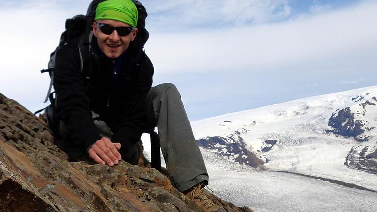 Im Urlaub liebt Simon Weidinger die Einsamkeit. Auftanken konnte er zuletzt in den Gletschergebieten der Vulkaninsel Island.  Foto: privat