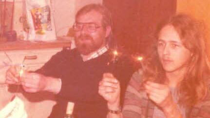 Der Besitzer des "To act", Robert Hänfling (links), und Urs-Peter Zitelmann im Jahr 1976. Foto: privat