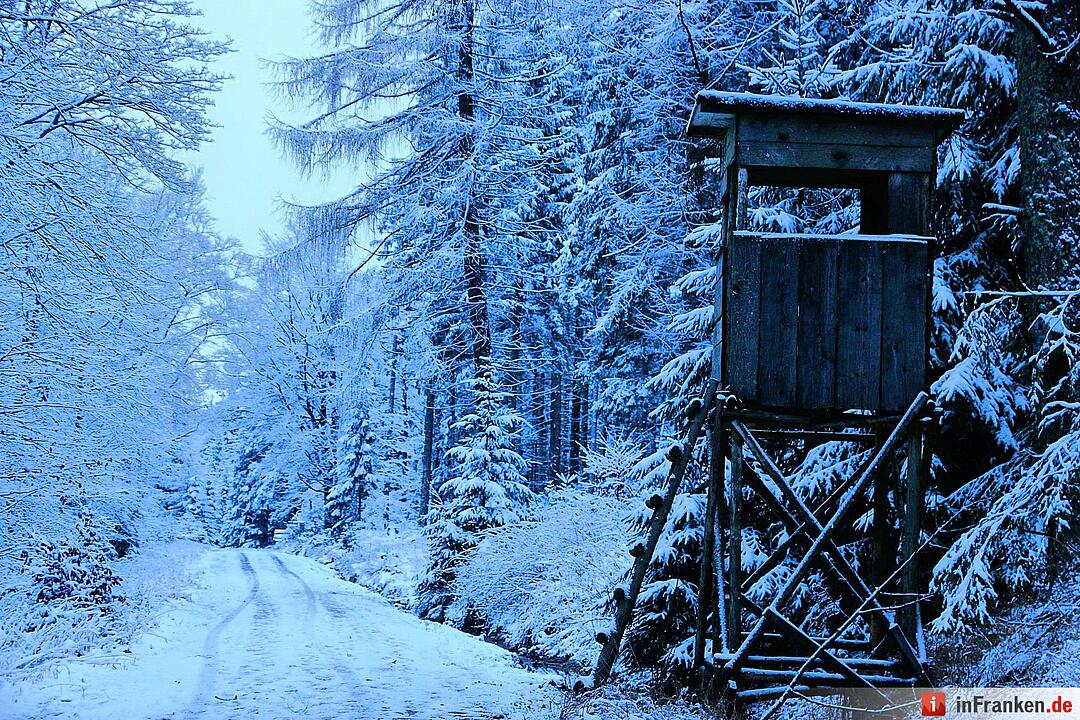 Schnee im Fichtelgebirge