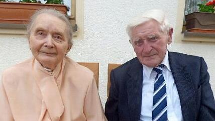 Seit 60 Jahren ein Paar: Maria und Ludwig Thürmer  Foto: Thomas Weichert