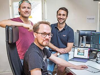 Diese drei stecken hinter "Bamberg Facts": Lasse Titus Wilk, Philipp Mößner und Jens Schongar (v.l.)  Foto: Bamberg Facts