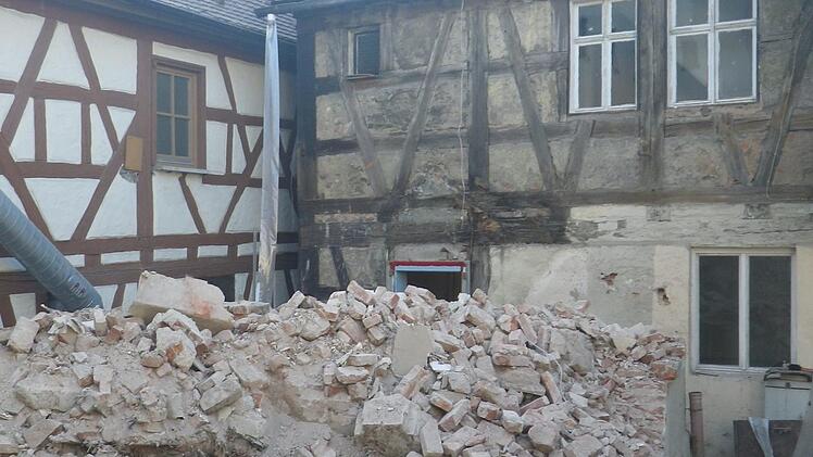 Die Räume der Bäckerei existierennicht mehr. Es wurde Platz für neuen Wohnraum geschaffen.  Foto: Gäbelein
