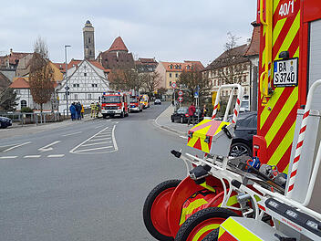 Feuerwehreinsatz in Bamberger Innenstadt - Brandalarm in Tiefgarage