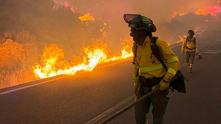 Waldbrand in Spanien
