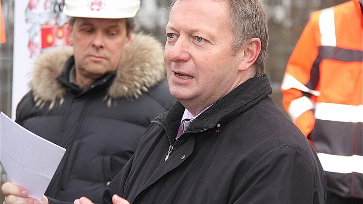 Landrat Bold bei der Ansprache