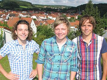 Die "Dorfrocker" Philipp, Tobias und Markus Thomann (von links).  Foto: privat