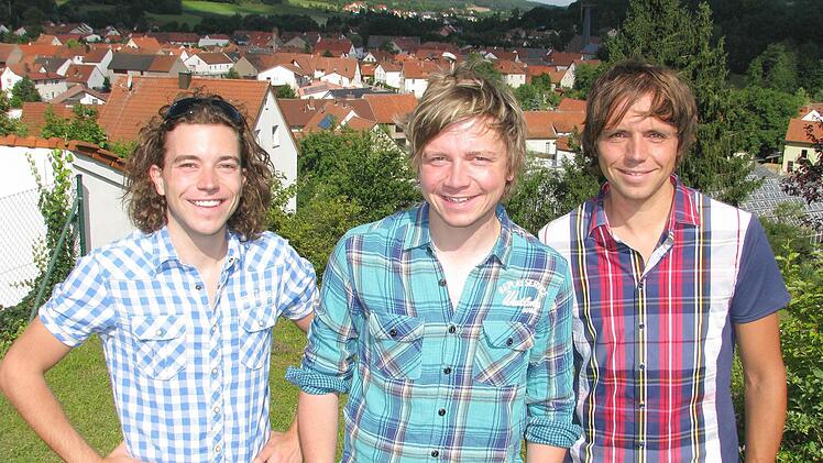 Die "Dorfrocker" Philipp, Tobias und Markus Thomann (von links).  Foto: privat