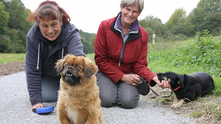 Iris von Crailsheim (rechts) hofft, dass Mike irgendwann doch noch ein liebevolles Zuhause findet.