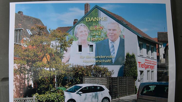 Die Nachbarn dankten mit dieser Fotomontage.