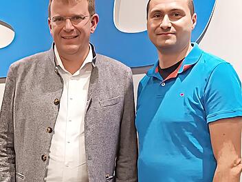 Reinhard Brandl (l.) und Ronald Kaiser setzen sich für eine moderne Digitalpolitik ein.
