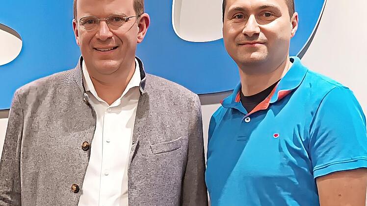 Reinhard Brandl (l.) und Ronald Kaiser setzen sich für eine moderne Digitalpolitik ein.