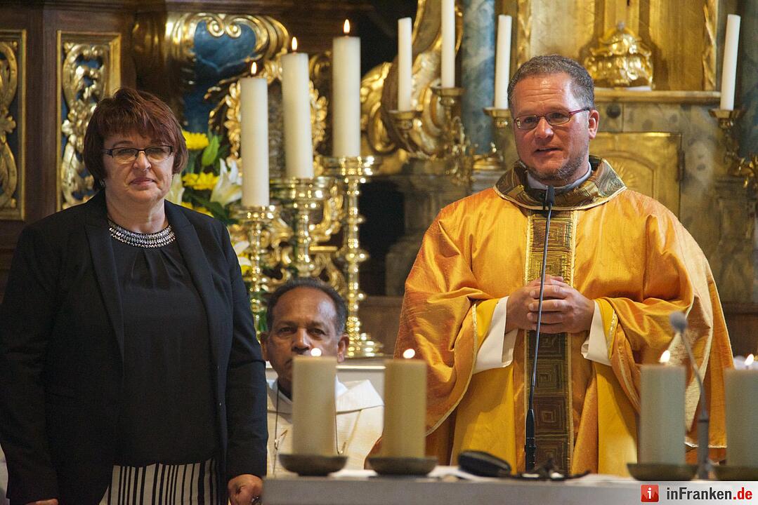 Nach einjähriger Kirchensanierung: Hannberg feiert die Wiedereröffnung der Wehrkirche der Pfarrei Geburt Mariens Hannberg