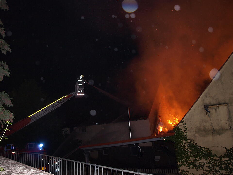 Scheunenbrand Nenzenheim