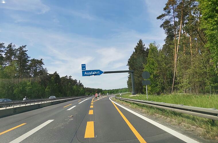 A73 bei Bamberg: Nächtliche Teilsperrungen ab nächster Woche