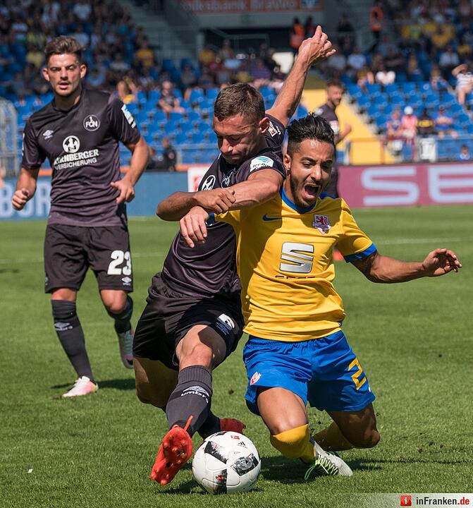 Der 1. FC Nürnberg geht mit 6:1 bei Eintracht Braunschweig unter