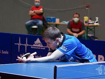 Kilian Ort (Archivbild) verlor sein Match gegen Tiago Apolonia mit 1:3, woran auch Probleme mit dem Aufschlag ihren Anteil hatten.  Foto: Rudi D&uuml;mpert