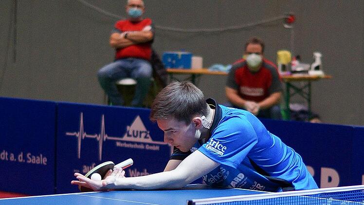 Kilian Ort (Archivbild) verlor sein Match gegen Tiago Apolonia mit 1:3, woran auch Probleme mit dem Aufschlag ihren Anteil hatten.  Foto: Rudi D&uuml;mpert