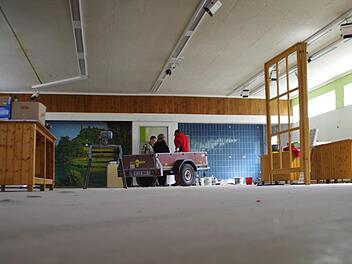 Der Umbau im früheren "Gardinen Vettermann" läuft auf vollen Touren. Bald zieht hier der Sozialladen ein. Foto: Marco Meißner