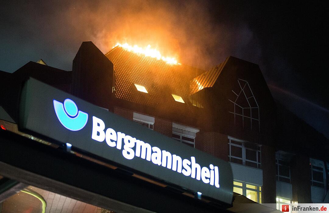 Brand im Krankenhaus Bergmannsheil Bochum
