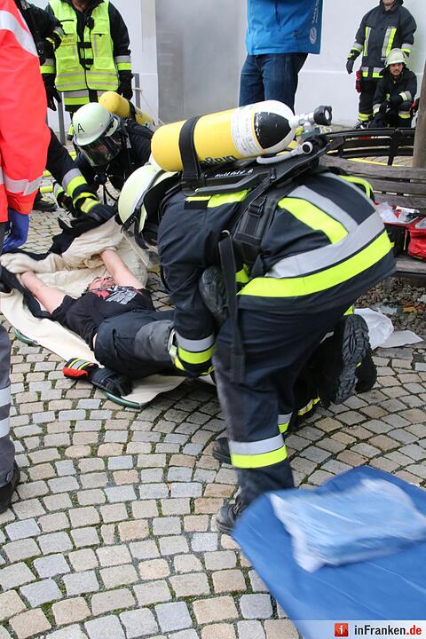 Feuerwehr Hollfeld Großübung