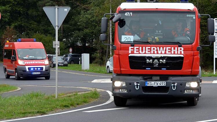 Großübung der Feuerwehr Notfallkontingente Foto: Peter Rauch