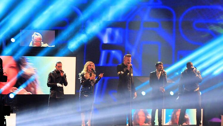 Pentatonix bei Wetten, dass...? in Nürnberg Foto: Ferdinand Merzbach