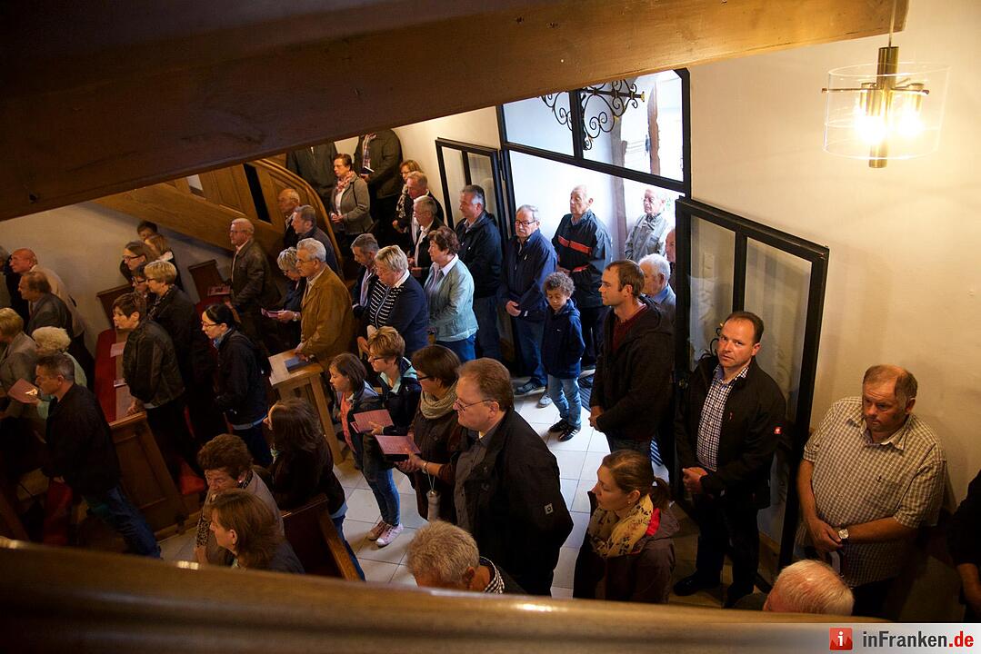 Nach einjähriger Kirchensanierung: Hannberg feiert die Wiedereröffnung der Wehrkirche der Pfarrei Geburt Mariens Hannberg
