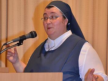 Schwester Teresa Zukic wird sich im Jugendheim mit dem Thema "Jeder ist normal, bis Du ihn kennst" auseinandersetzen. Foto: K.- H. Hofmann