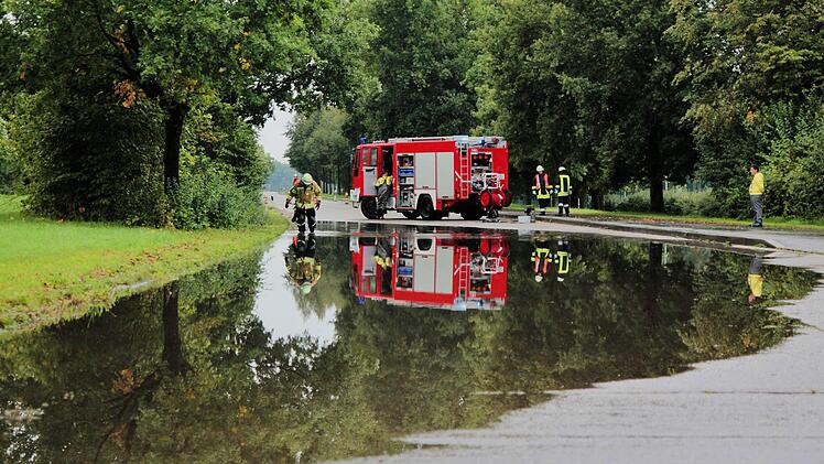 Überflutung in der Galgenfuhr Foto: Ferdinand Merzbach